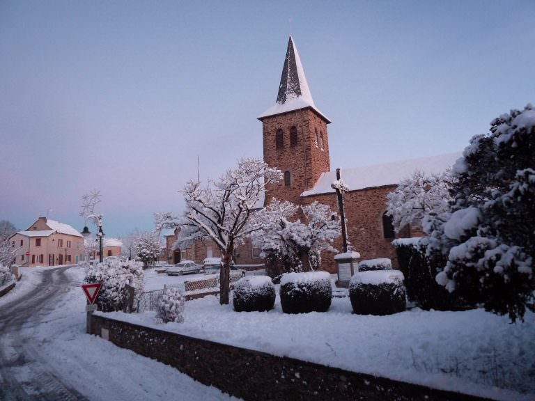 Saint-Martial sous la neige